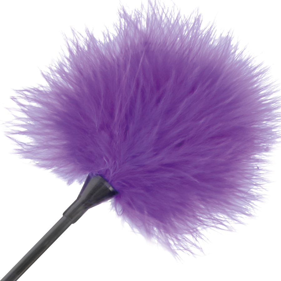 Plumeau Érotique Stimulant Long 42 cm - Darkness