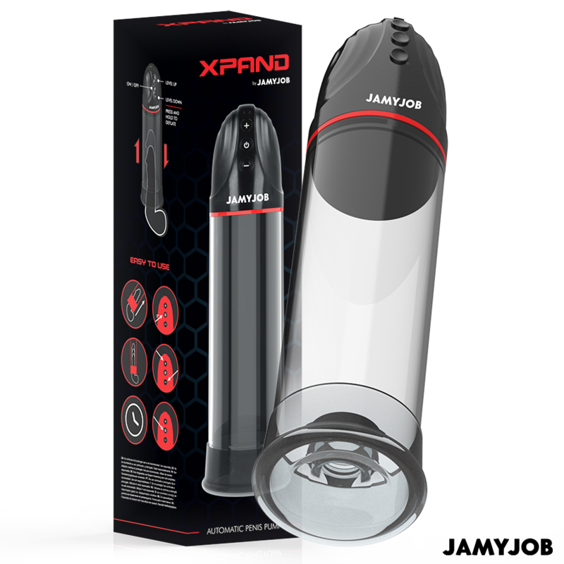 Pompe à Pénis Automatique Xpand 3 Niveaux d'Aspiration - Jamyjob