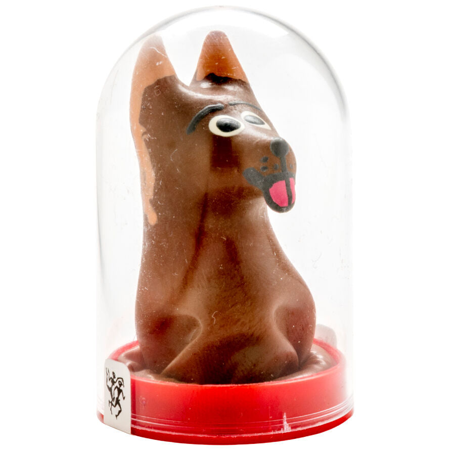Préservatif Fantaisie Peint à la Main Forme Chien Latex Naturel - Condomerie