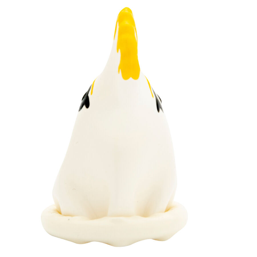 Préservatif Fantaisie Peint à la Main Perroquet Blanc Latex - Condomerie
