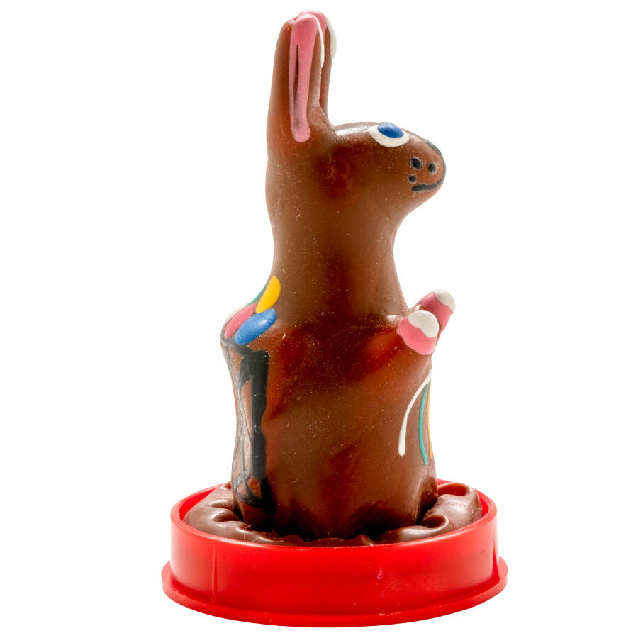 Préservatif Fantaisie Peint Main Lapin de Pâques Latex Naturel - Condomerie