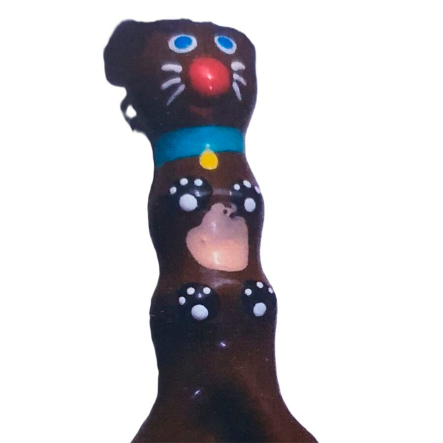 Préservatif Fantaisie Peint Main Teckel Marron XL Latex - Condomerie
