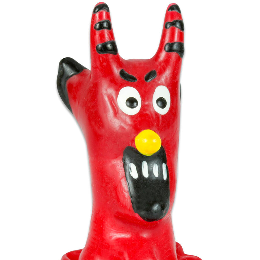 Préservatif Fantaisie Red Devil Peint à la Main Latex Naturel - Condomerie