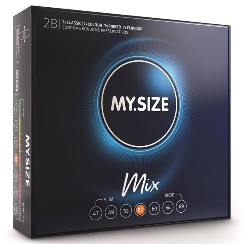 Préservatifs My Size Mix - Taille Personnalisée Végan XS à XXXXL