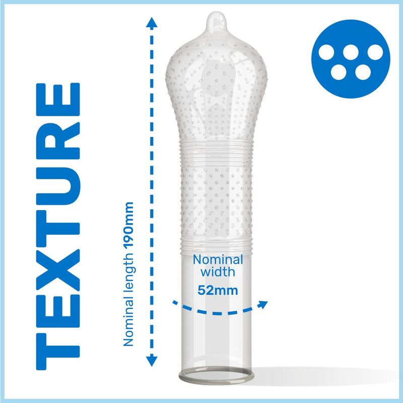 Préservatifs Pasante Ribs and Dots Intensity - Effilés Texturés