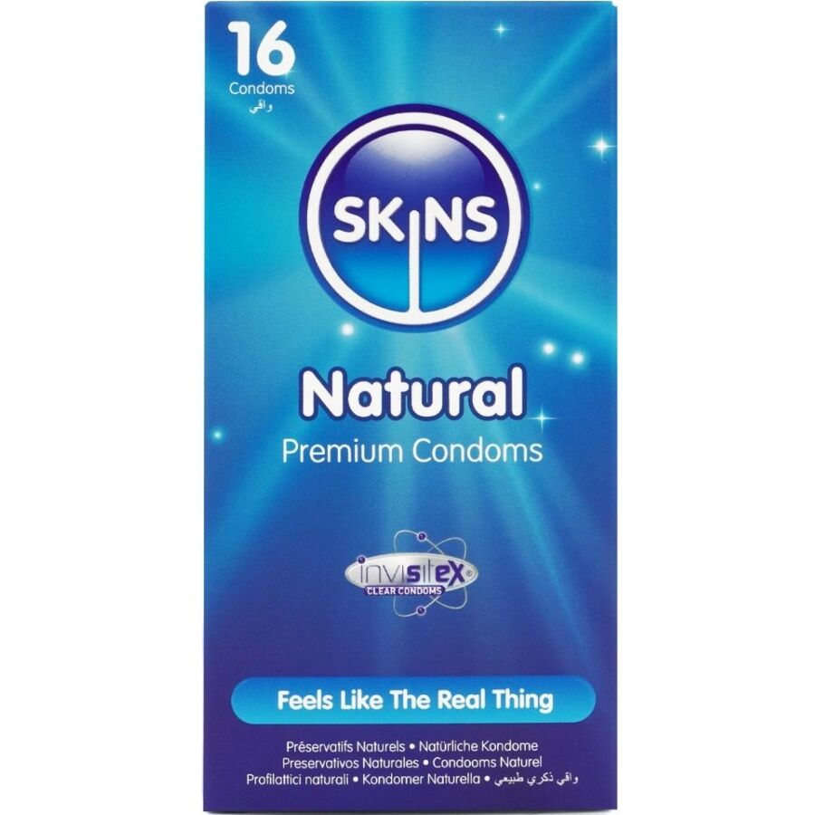 Préservatifs Skins Natural - Ultra Fin Vanille Extra Lubrifiés