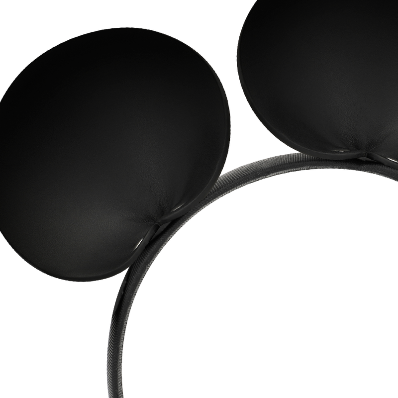Serre-Tête Oreilles de Souris Cuir Végétalien Accessoire Sensuel - Coquette