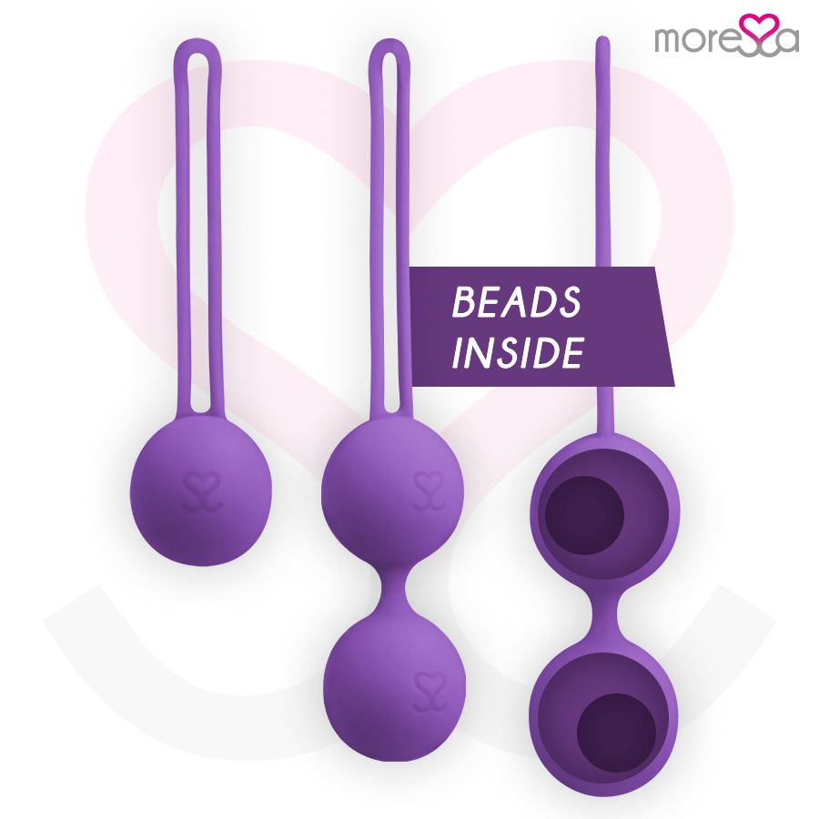 Set de boules de Geisha Osian 3 Tailles Silicone Premium - Moressa