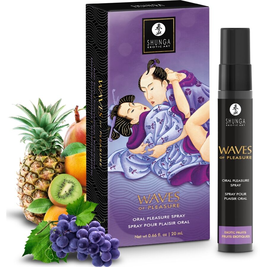 Spray Oral Stimulant Waves Pleasure Effet Vibrant - Shunga