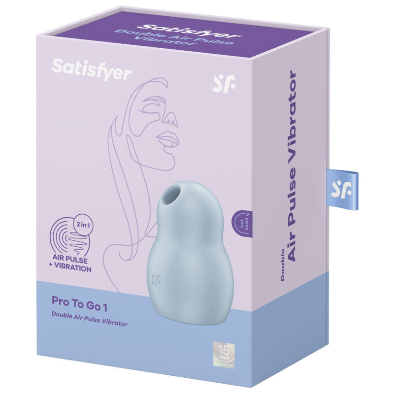Stimulateur Clitoridien Air Pulse Pro To Go 1 Double Vibration - Satisfyer