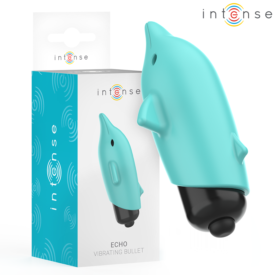Stimulateur Clitoridien Echo Forme Dauphin Silicone Étanche - Intense