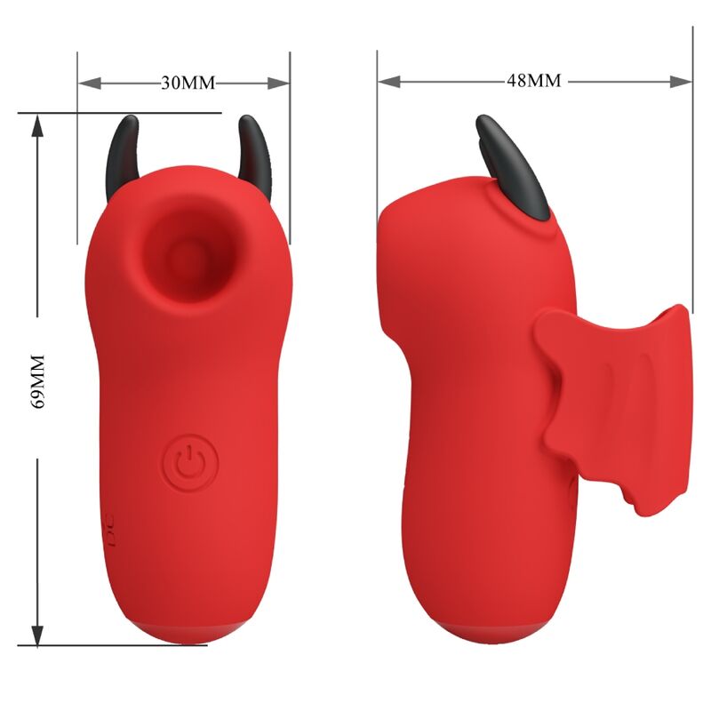 Stimulateur Clitoridien Magic Doigt Électro 10 Modes Rechargeable - Pretty Love