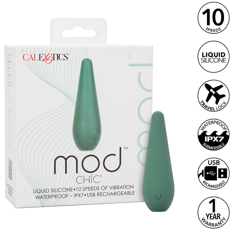 Stimulateur Clitoridien Mod Chic Précision 10 Vitesses Rechargeable - CalExotics