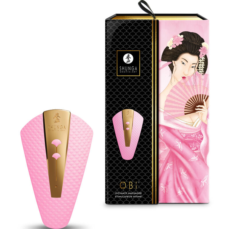 Stimulateur Clitoridien Obi Silicone Doux 4 Coloris Rechargeable - Shunga