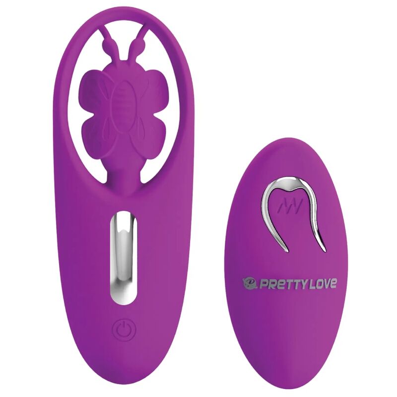 Stimulateur Clitoridien Papillon Dancing Télécommandé 12 Modes Rechargeable - Pretty Love