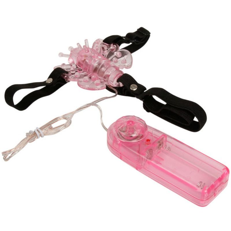 Stimulateur Clitoridien Papillon Vibrant Harnais Réglable Multivitesses - Baile