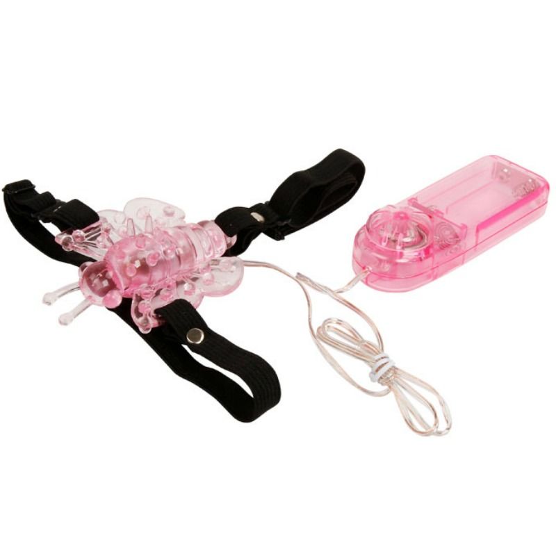 Stimulateur Clitoridien Papillon Vibrant Harnais Réglable Multivitesses - Baile