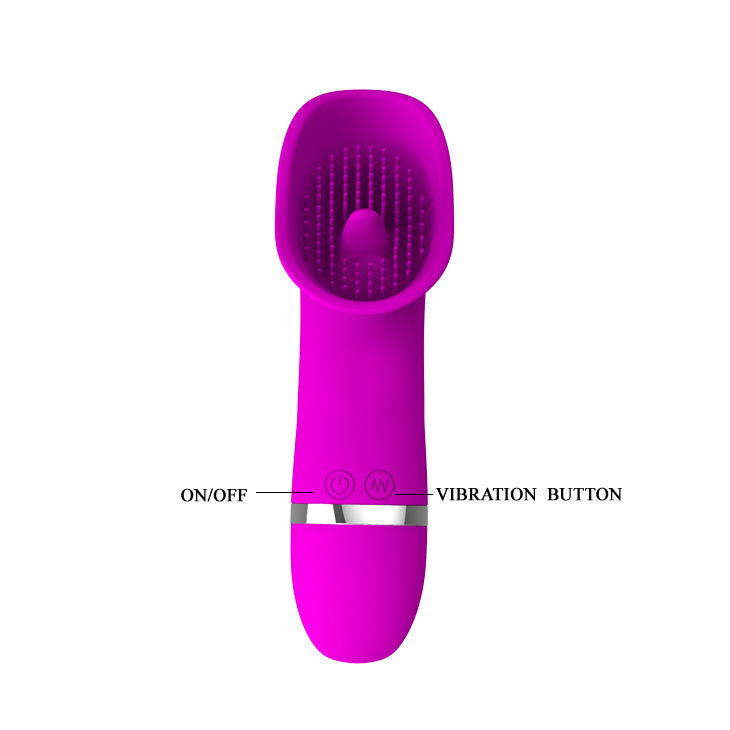Stimulateur Clitoridien Rudolf 30 Vibrations Embouts Gaufrés - Pretty Love