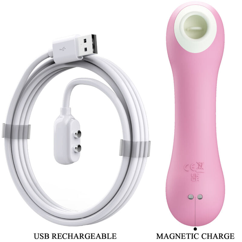 Stimulateur Clitoridien Sans Contact 7 Modes Étanche Rechargeable - Romance