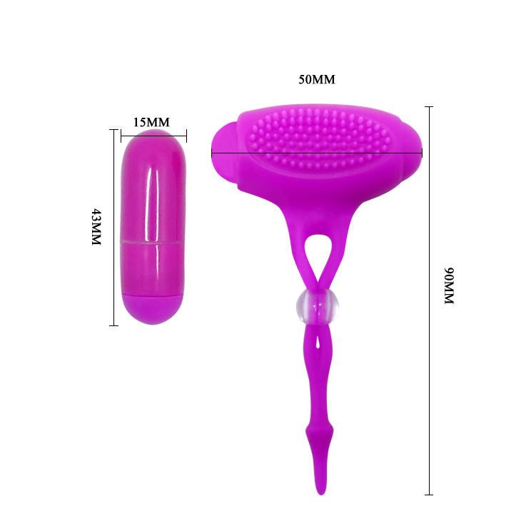 Stimulateurs de Tétons Vibrants Bancroft Silicone Lot de 2 - Pretty Love
