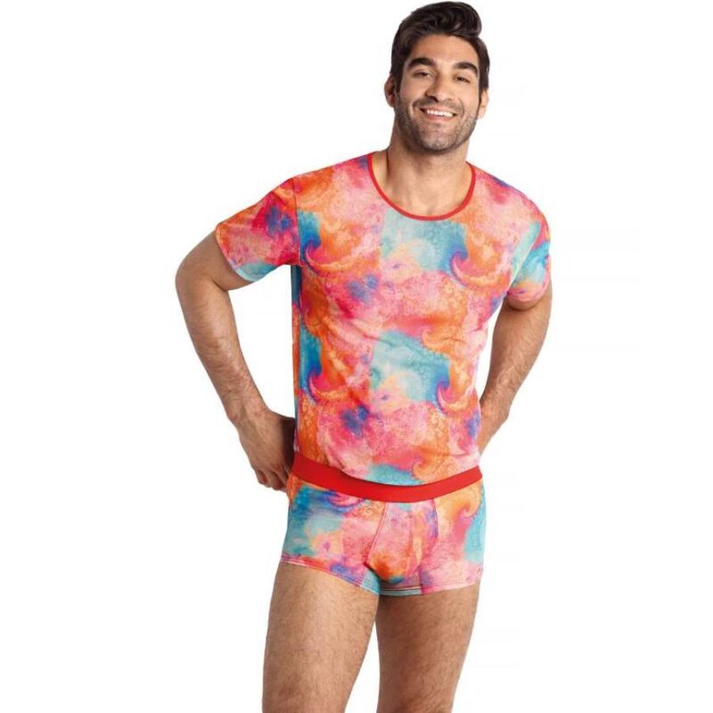 T-Shirt Homme Falcon Lycra Imprimé Banane Ajustement Près du Corps - Anais Men
