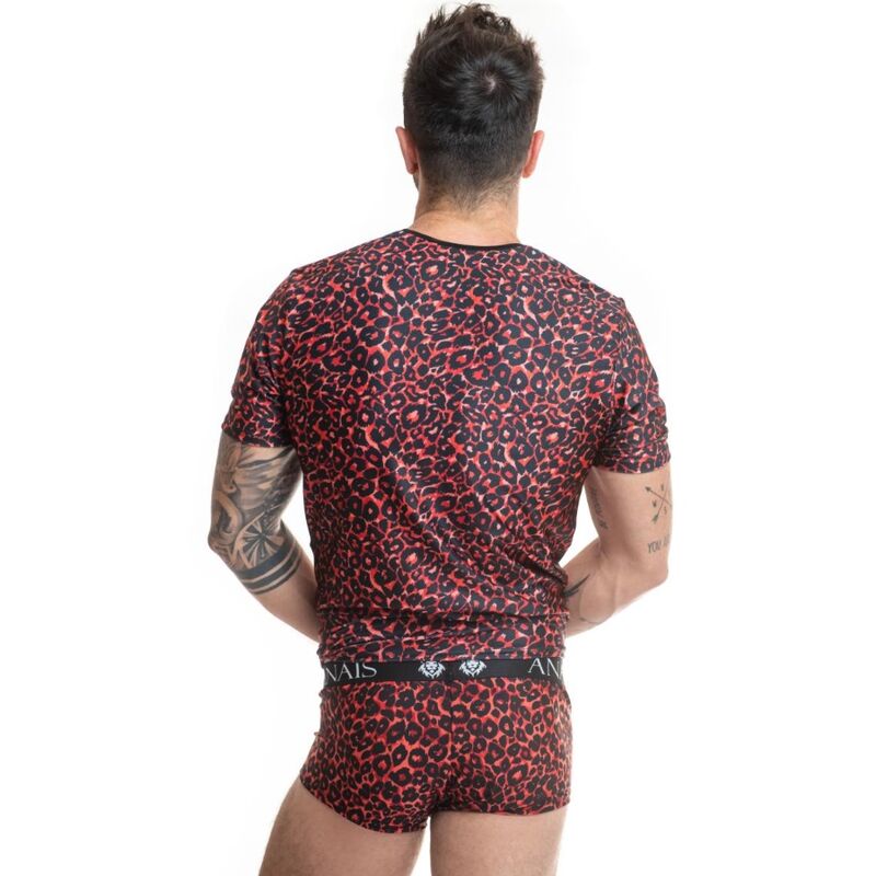 T-Shirt Sexy Homme Tribal Coupe Ajustée Coton Stretch 4 Tailles - Anais Men