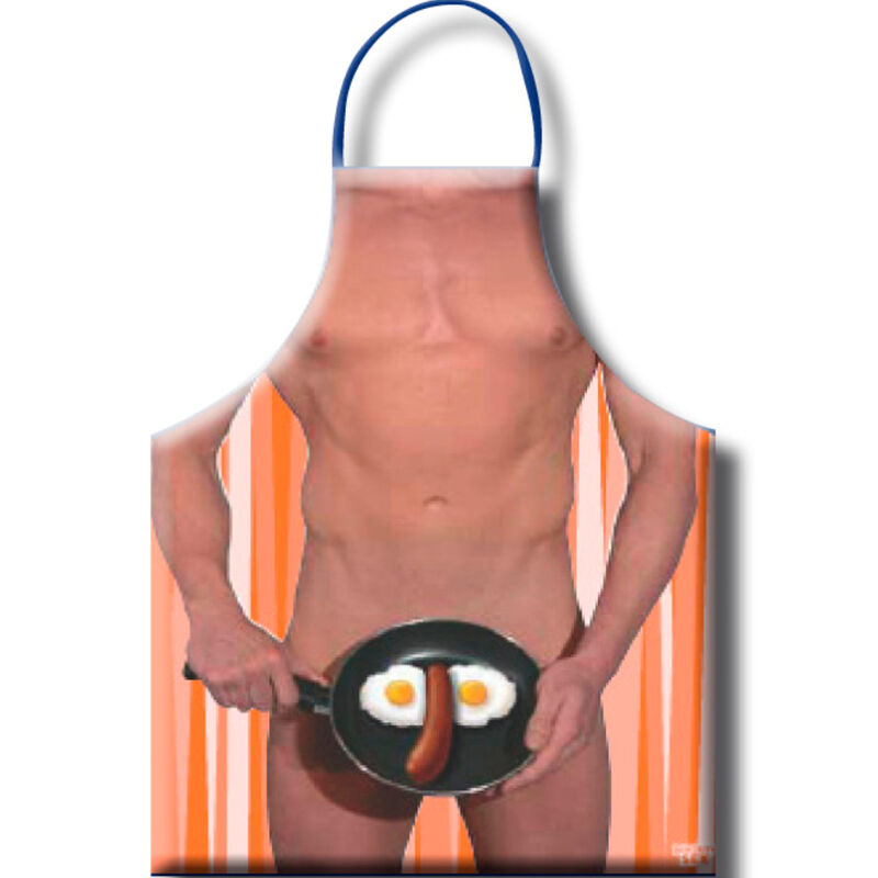 Tablier Humoristique Oeufs au Plat Coupe Réglable Polyester - Diablo Picante