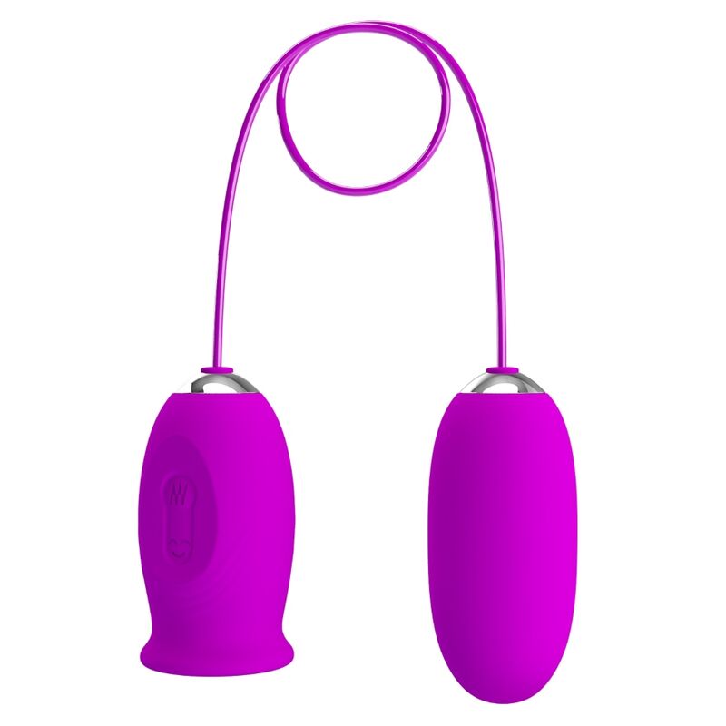 Œuf Vibrant Daisy Dual Double Stimulation 12 Vibrations 3 Léchages - Pretty Love