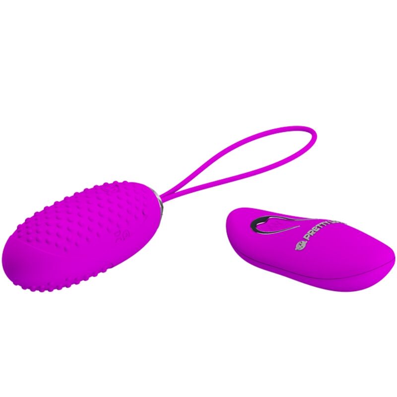 Œuf Vibrant Joanna Télécommandé 12 Modes Rechargeable Étanche - Pretty Love
