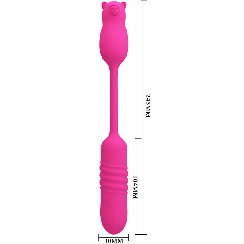 Œuf Vibrant Nobikuma Silicone Rechargeable 3 Vibrations - Pretty Love