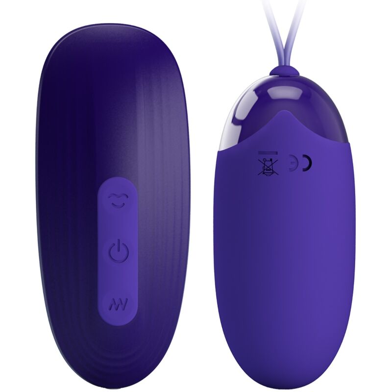 Œuf Vibrant Rechargeable et Stimulateur Tapotements 12 Modes - Pretty Love
