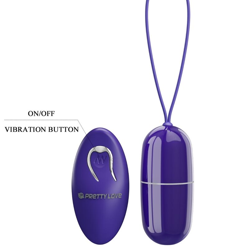 Œuf Vibrant Télécommandé Arvin Youth 12 Vibrations Mains Libres - Pretty Love