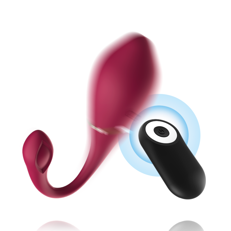 Œuf Vibrant Télécommandé Point G Silicone Ultra-Silencieux - Cici Beauty