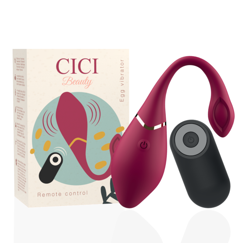 Œuf Vibrant Télécommandé Point G Silicone Ultra-Silencieux - Cici Beauty