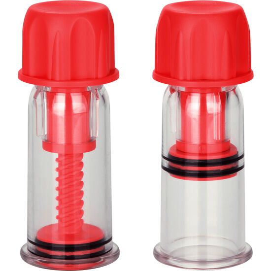Ventouses à Tétons Colt Aspiration Réglable Plastique Souple - Calexotics