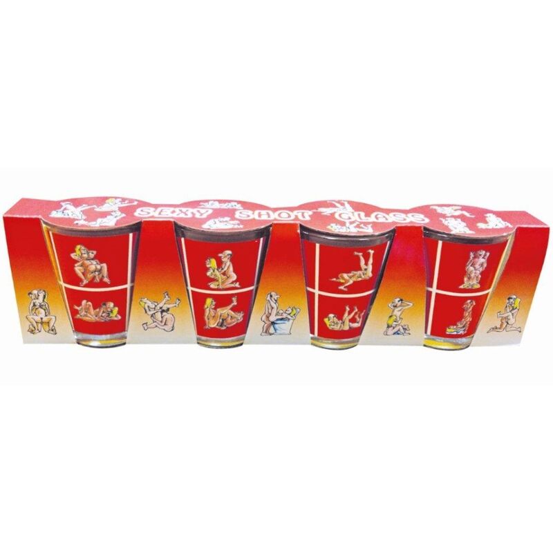 Verres à Shot Kamasutra Verre 4 Positions Cadeau Festif - Diablo Picante