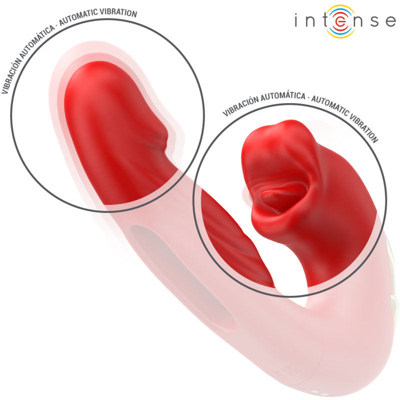 Vibromasseur 2-en-1 Nathy Vibration et Aspiration Clitoris IPX7 - Intense
