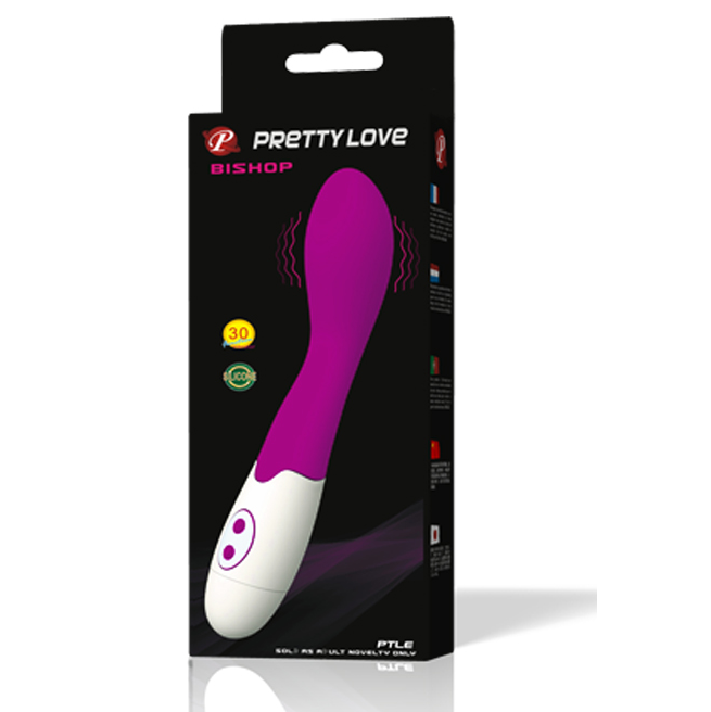Vibromasseur Bishop Flirtation 30 Modes Silicone Ergonomique - Pretty Love