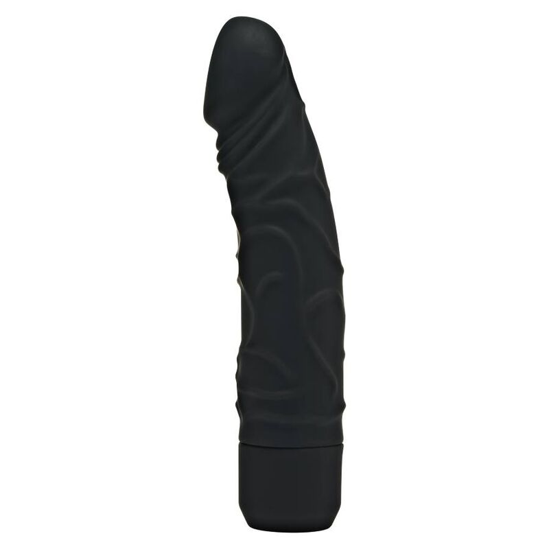 Vibromasseur Classique Silicone Incurvé 7 Vitesses Étanche 20 cm - Get Real