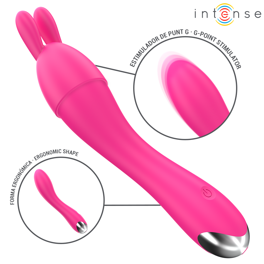 Vibromasseur Clitoridien Cher 4 Embouts Interchangeables 20 Modes - Intense
