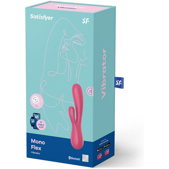 Vibromasseur Clitoridien Flexible Mono Flex Connecté App - Satisfyer