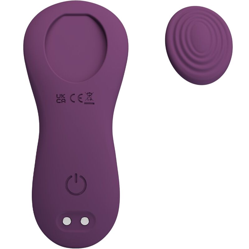 Vibromasseur Clitoris Mane Lay-On 10 Vibrations Connecté Télécommande - Pretty Love