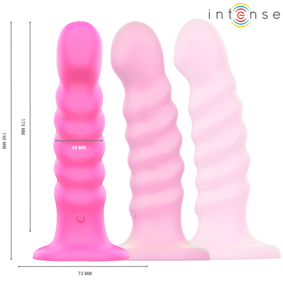 Vibromasseur Connecté Cindy Design Spirale 10 Vibrations Télécommande - Intense