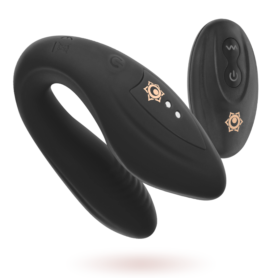 Vibromasseur Couple Connecté Kama Azabache Télécommande Sans Fil - Rithual