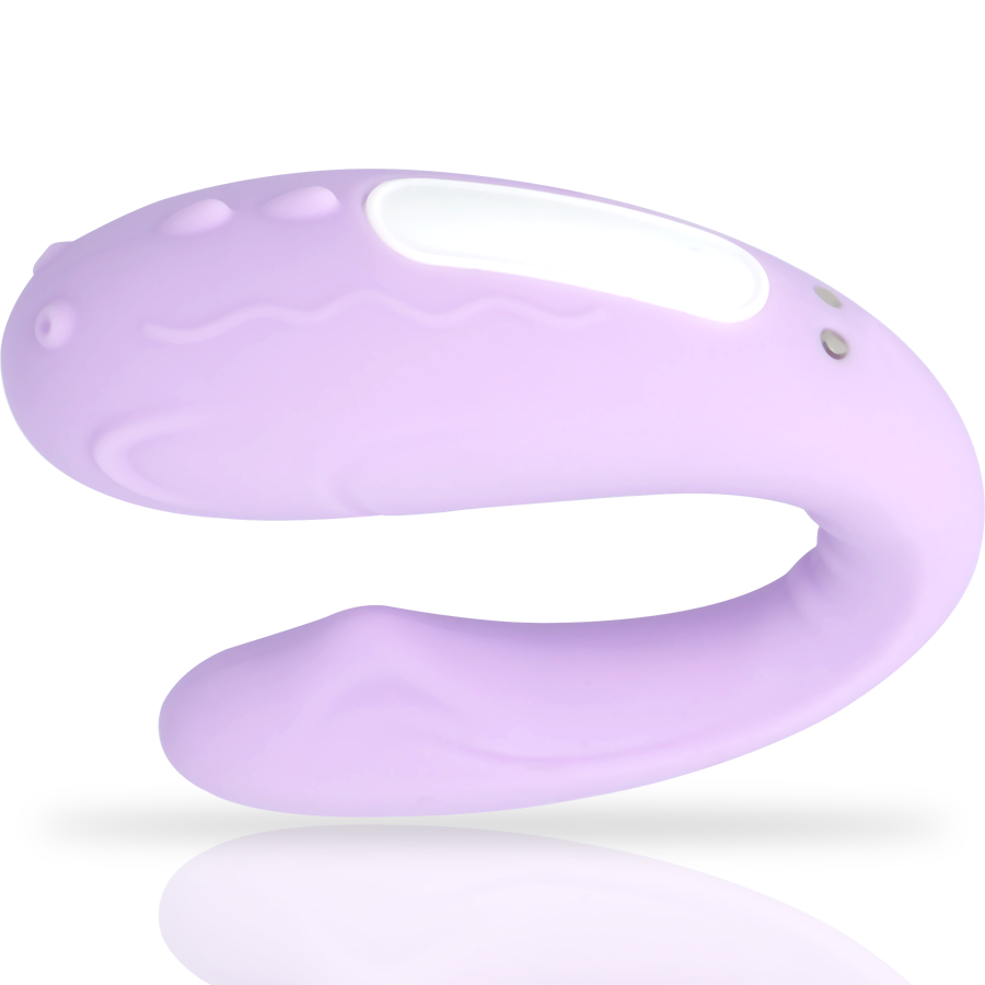 Vibromasseur Couple Rin Télécommande Forme en U Rechargeable - Mia