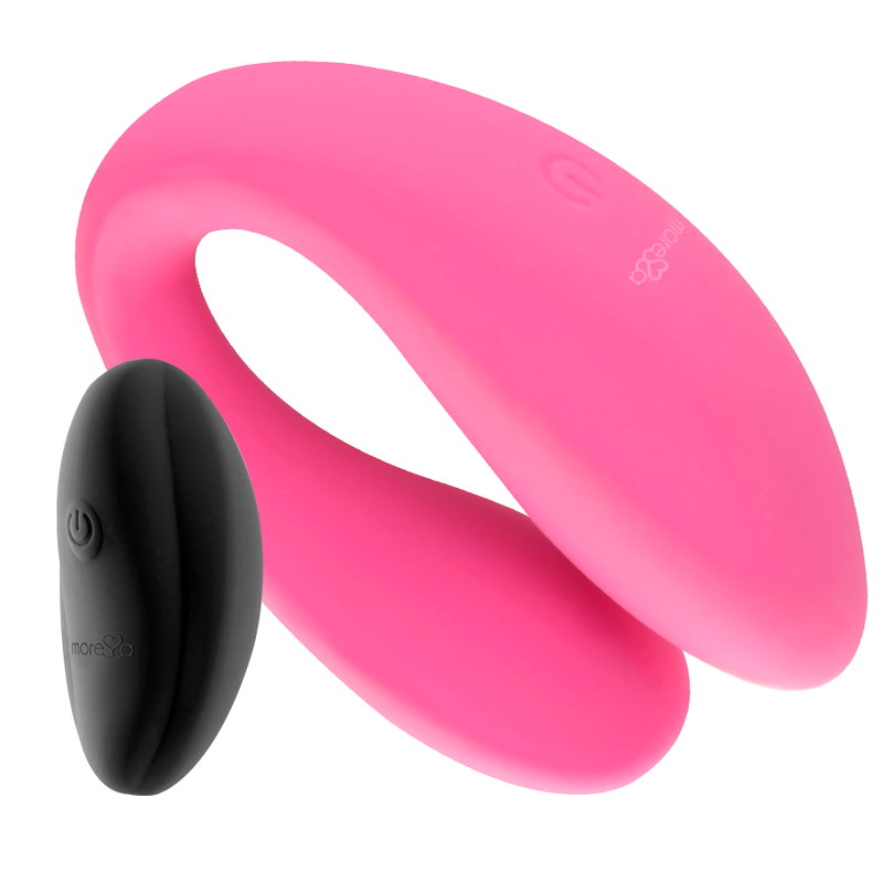 Vibromasseur Couple Télécommandé Lauren 2 Moteurs 10 Modes IPX7 - Moressa