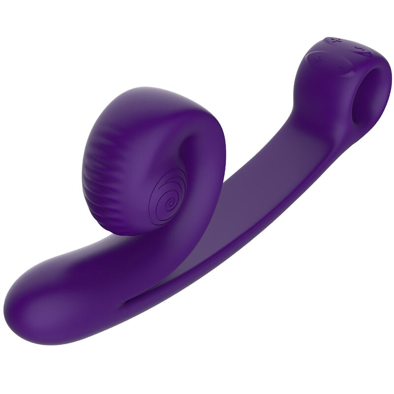Vibromasseur Courbe Snail Vibe Double Stimulation Rotatif Rechargeable - Snail Vibe
