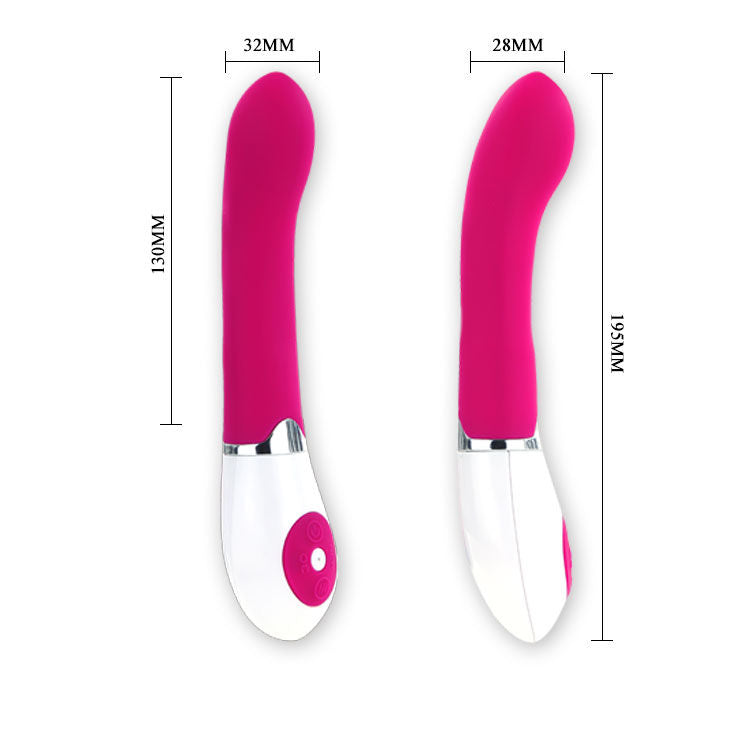 Vibromasseur Daniel 30 Vibrations Silicone Submersible - Pretty Love