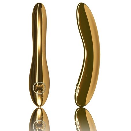Vibromasseur de Luxe Inez Plaqué Or 24 Carats 5 Modes Rechargeable - Lelo