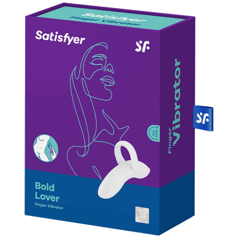 Vibromasseur Doigt Bold Lover 12 Modes Étanche IPX7 Rechargeable - Satisfyer